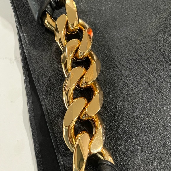 JW ANDERSON Oversized TWIST Black CHAIN HOBO Handbag Tote..SOLD OUT GORGEOUS - Picture 12 of 17